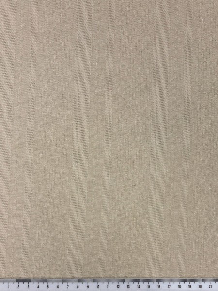 Light Sand Multi Textured Self-Striped Linen Cotton Blend