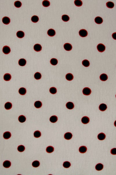 Royal Blue Dots on Stone T-Shirt Knit