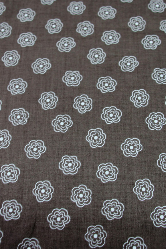Graphic Flower Printed Cotton