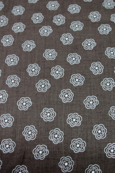 Graphic Flower Printed Cotton