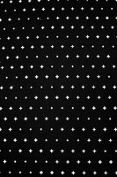 Simply White on Black (Crosses) Premium Cotton