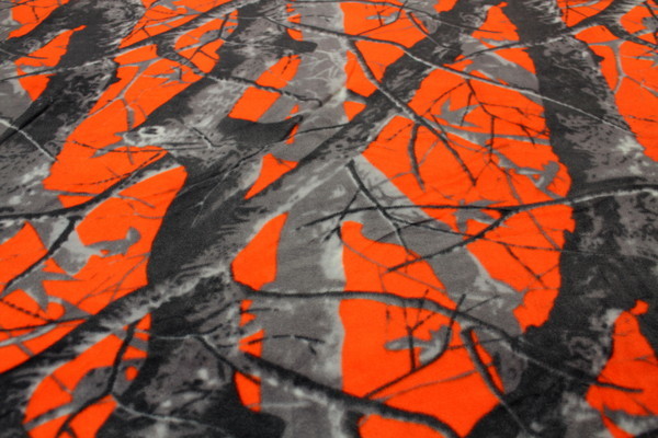 Coloured Hunter Fleece - Anti Pill Orange