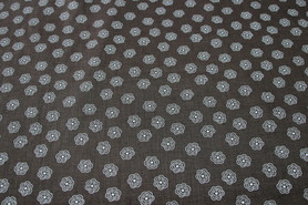 Graphic Flower Printed Cotton