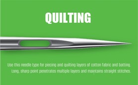 Size 90/14 Quilting Machine Needles