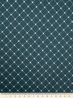 Diamonds on Printed Cotton