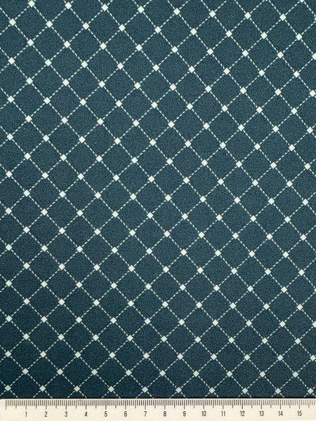 Diamonds on Printed Cotton