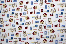 Spot the Dog Printed Flannelette