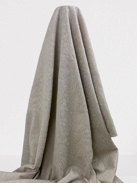 Neutral Cotton Lycra Jacquard