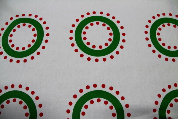 Bright Circles printed Cotton