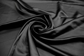 Black Delustered Satin