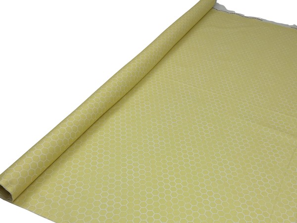 Lemon Honeycomb Printed Cotton