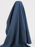 Dark Wedgewood Blue Bio Washed Linen