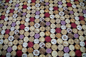 Corks - Vines & Wines Printed Cotton