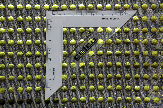 Gold on Black Disco Dot