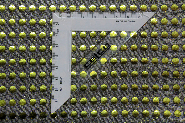 Gold on Black Disco Dot