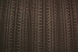 Dark Cocoa Nordic Patterned Light Stretch Knit
