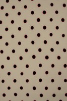 Black Dots on Cream T-Shirt Knit