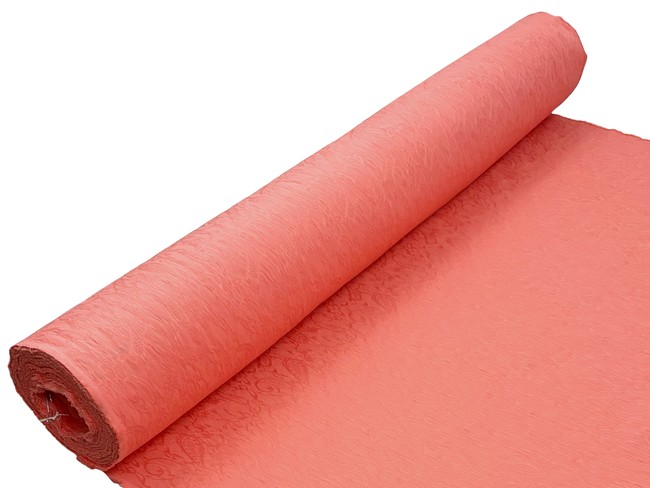 Summer Coral Cotton Lycra Jacquard