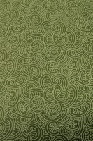 Green on Green Maori Design Kiwiana Cotton