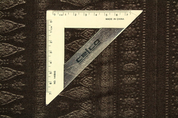 Dark Cocoa Nordic Patterned Light Stretch Knit