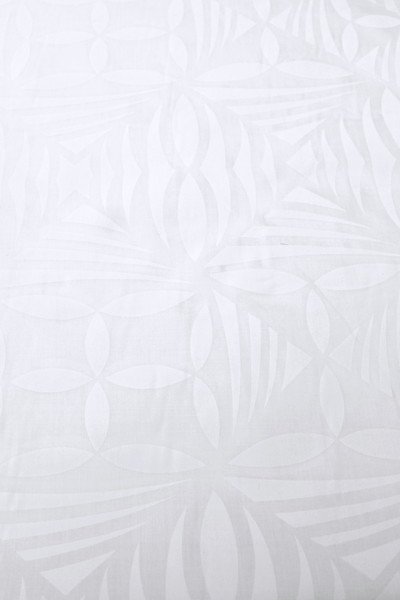 Graphic - White on White Pasifika Polycotton