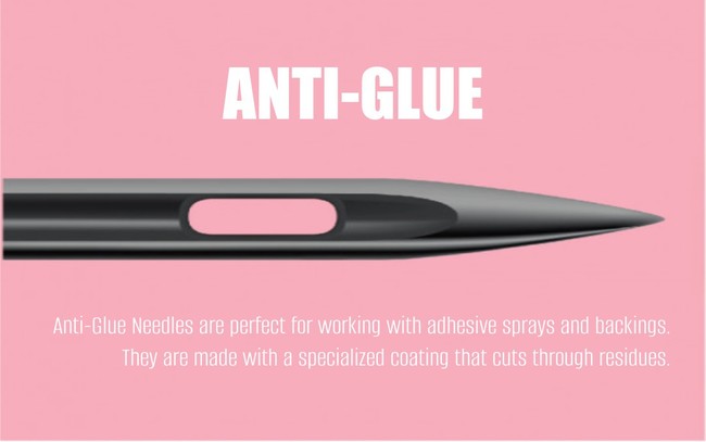 Size 90/14 Anti-Glue Machine Needles