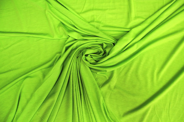 Lime Poly-Cotton Single Knit