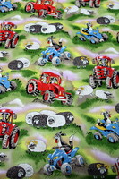 NZ Field Days Kiwiana Cotton - Green