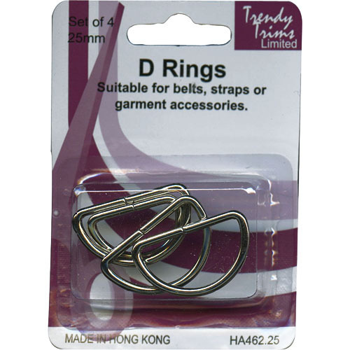 D Rings - Set of 4