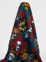 Memento Mori Printed Cotton