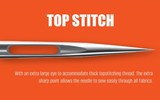Size 90/14 Topstitch Machine Needles