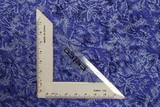 Silver Foil Prints on Royal Cotton