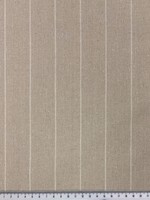 Neutral Wide Striped Cotton Linen Blend