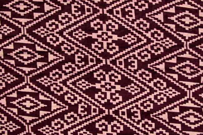 Burgandy, Gold & Light Pink Saree with Blouse