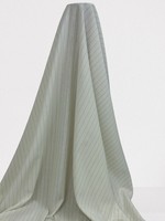 Beige Pin Stripes on Off White Linen Cotton Blend