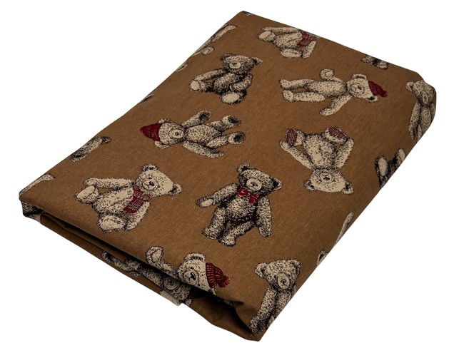 Teddies on Japanese Cotton