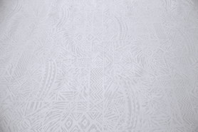 Fala - White on White Pasifika Polycotton