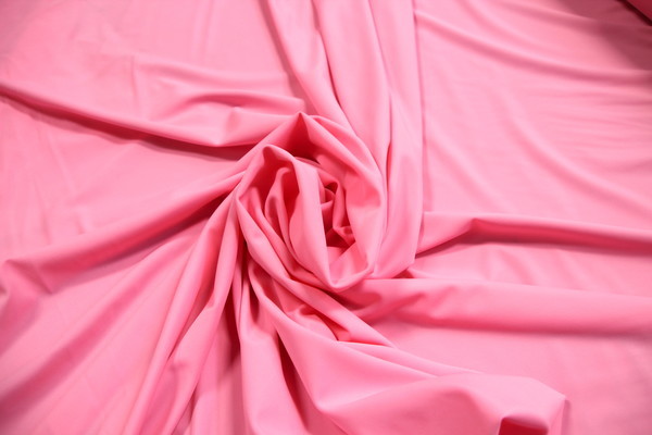 Matte Finish Nylon Lycra - Neon Flamingo
