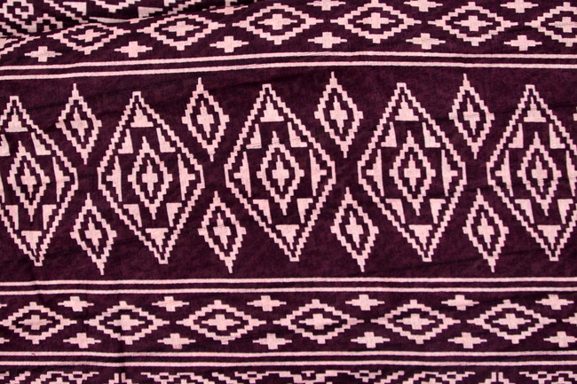 Burgandy, Gold & Light Pink Saree with Blouse