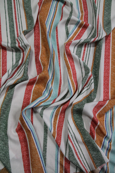 Washed Out Summer Stripe Rayon