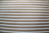 Beige & White Striped Ponti de Roma
