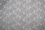 White Floral Broderie Anglaise