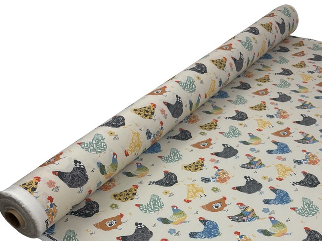 Funky Chickens Printed Cotton