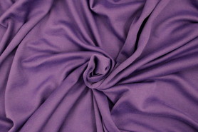Purple Double Jersey Interlock Knit