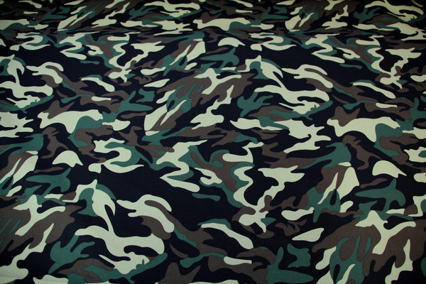 * REMNANT - Traditional Camo Cotton Canvas