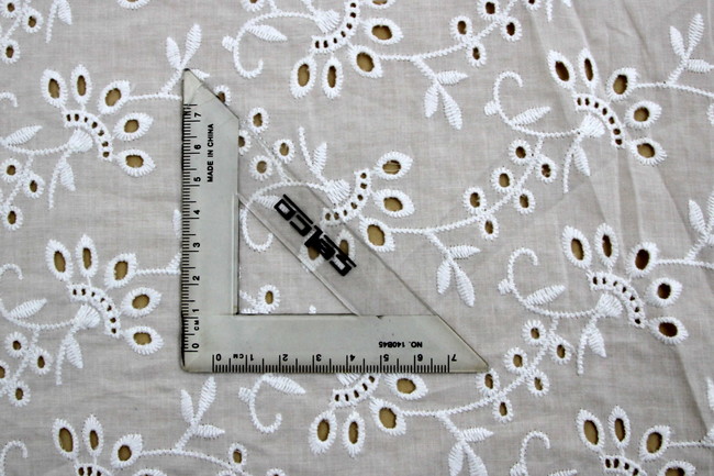 White Floral Broderie Anglaise