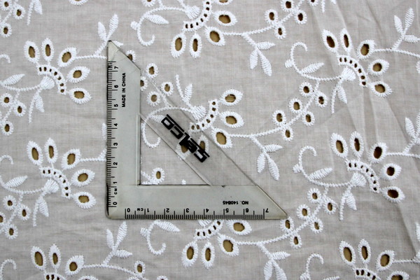 White Floral Broderie Anglaise