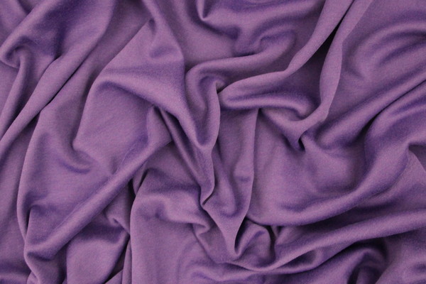 Purple Double Jersey Interlock Knit