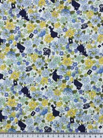 Alice with Floral Blues & Yellow