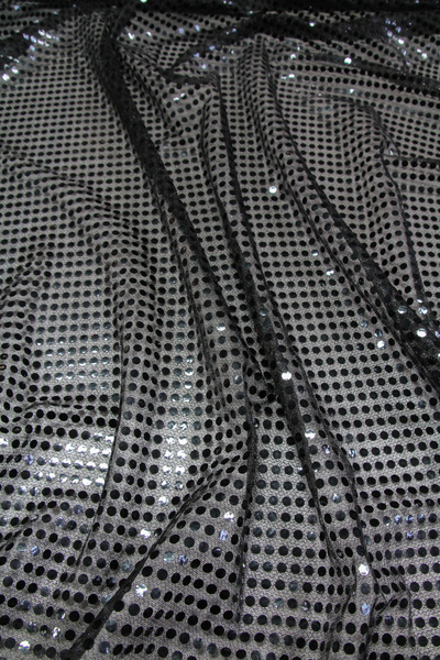 Black on Black Disco Dot